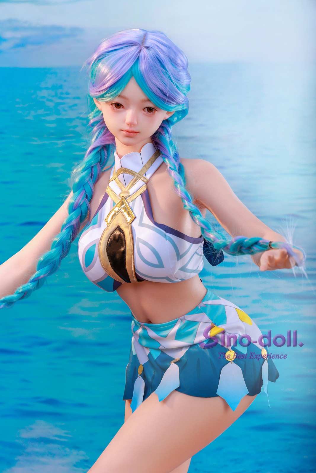 Sino Doll 143cm (4ft8") Normal Breasts Full Platinum Silicone Doll  - Soft-Max – Linbai