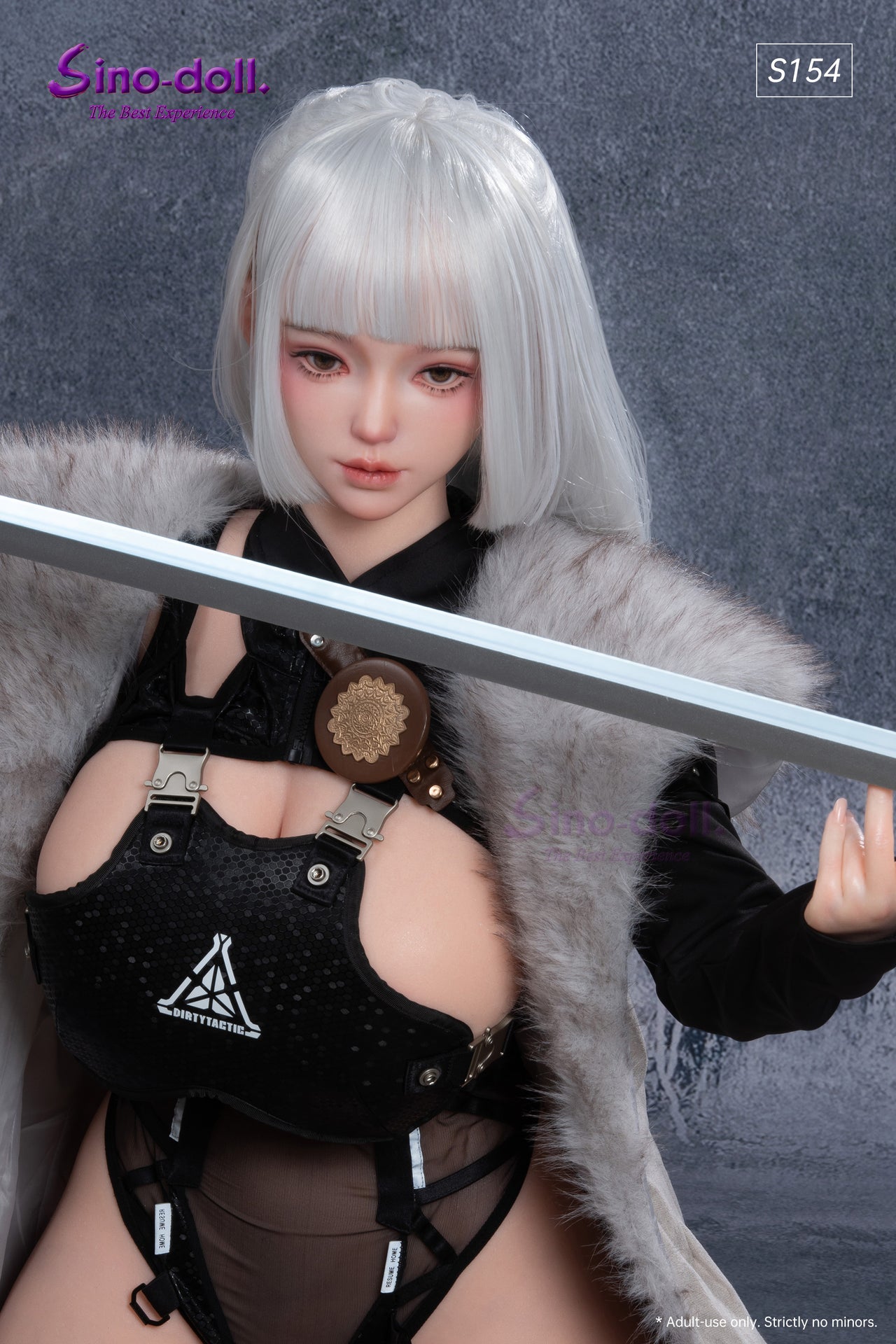 Sino Doll 154cm (5ft1") Full Silicone Sex Doll - Soft-Max - (R+S Effect)  – S62 Lintong