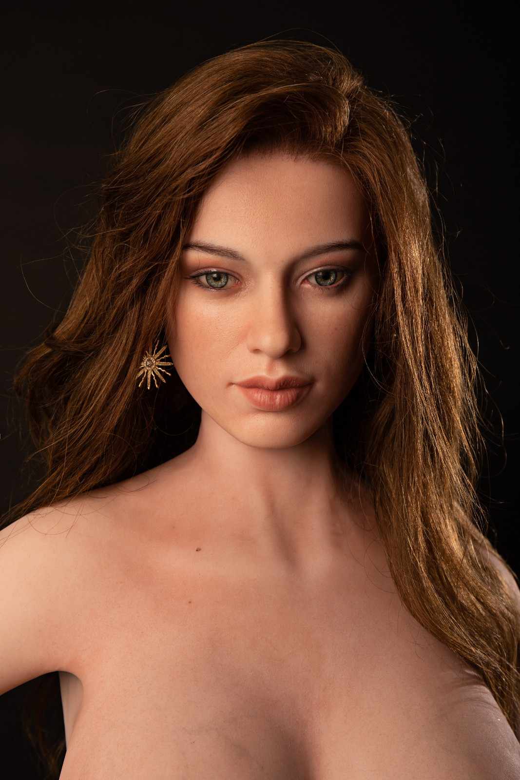 156cm (5ft 1") Auburn Blue Eyed Sexy Doll - E-Cup - Amy, Starpery, , Sexy Real Sex Dolls