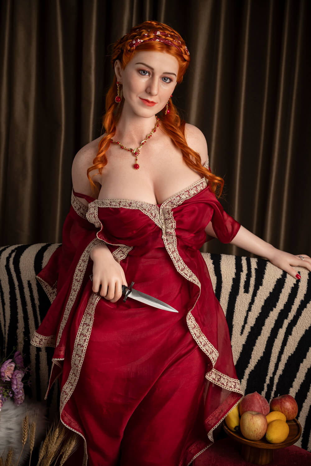Starpery 165cm (5ft4") Lady Redhead Elegant Silicone Sex Doll - G-Cup - Lucretia