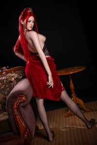 Starpery 169cm (5ft6') Bombshell Redhead  Full Silicone Sex Doll - C-Cup - Dache Zheng