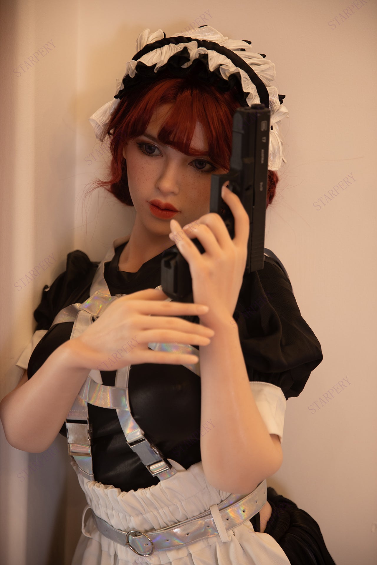Starpery 171cm (5ft7") French Maid Custom Sexdoll Silicone - D-Cup - Iris