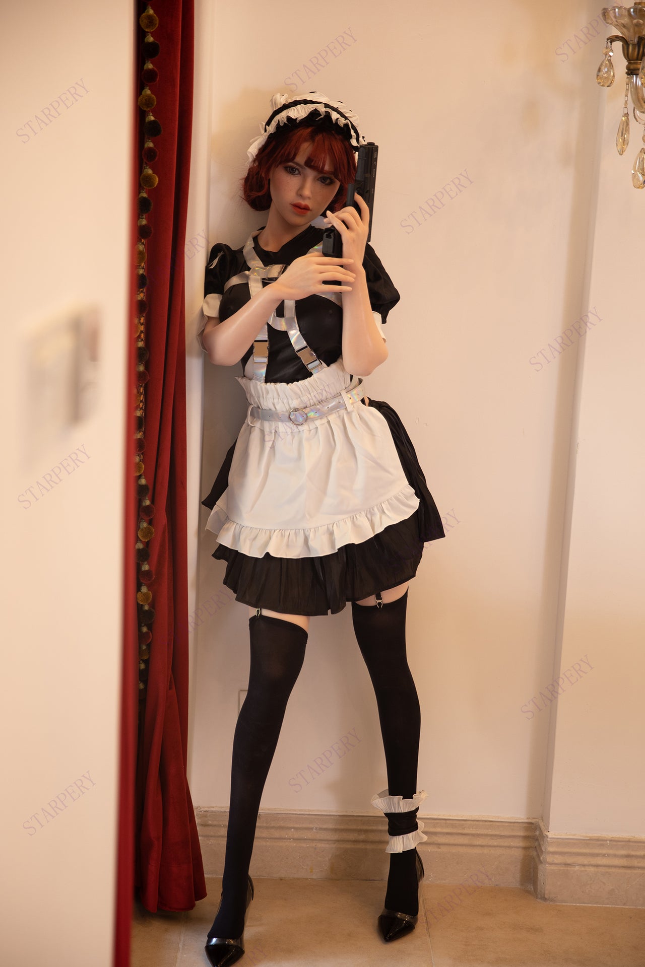 Starpery 171cm (5ft7") French Maid Custom Sexdoll Silicone - D-Cup - Iris