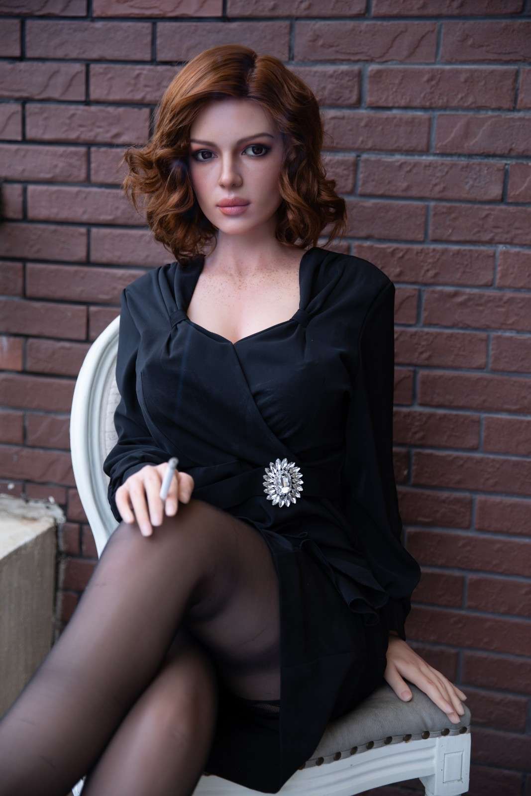 Starpery 172cm (5ft8") Sexy Lawyer Silicone Sex Doll - F-Cup - Winstead