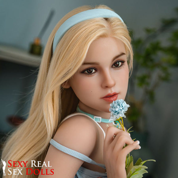 148cm (4ft10") Ready-to-Ship Hybrid Sex Doll in Light Tan Skin with Movable Jaw, SY Dolls, , Sexy Real Sex Dolls