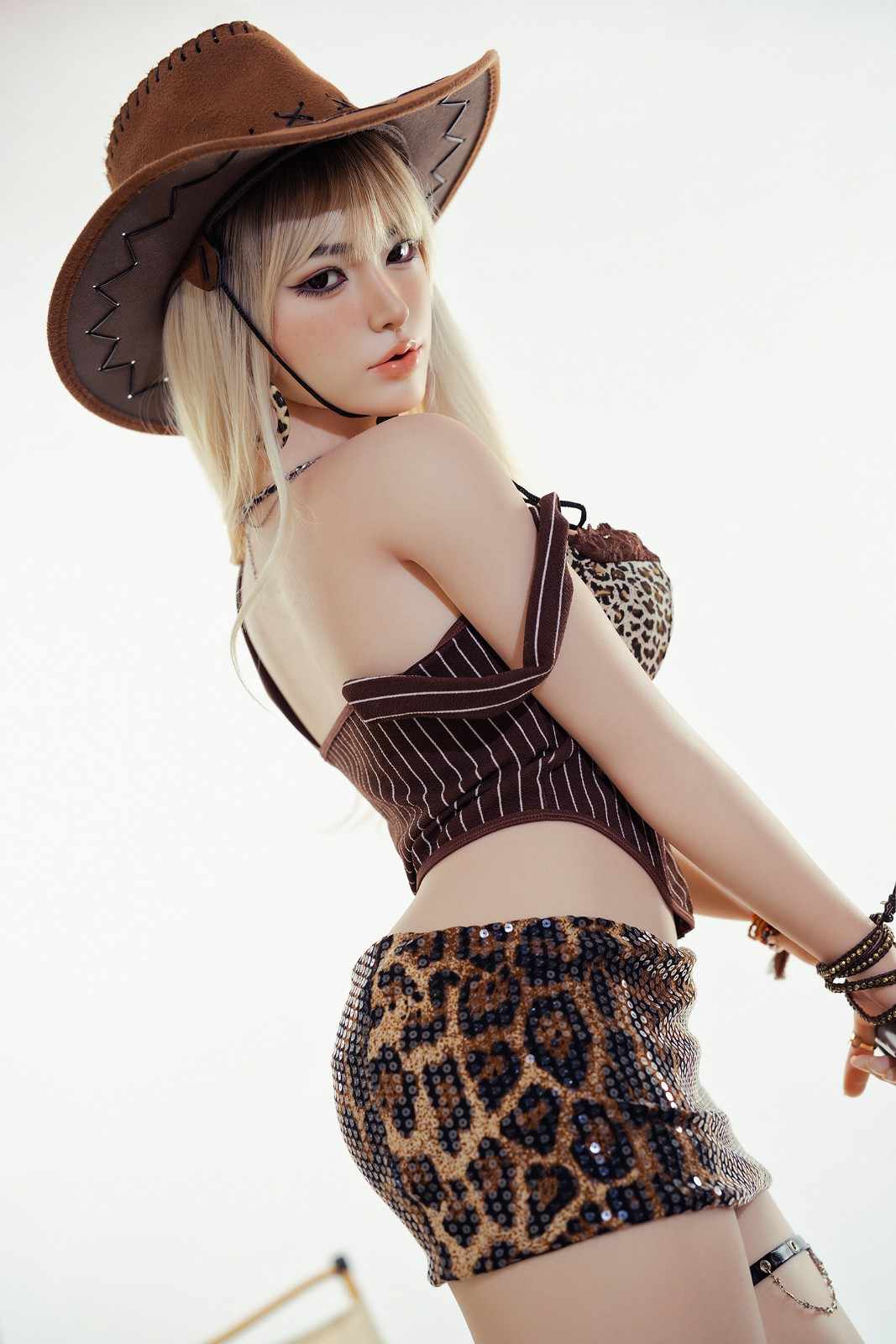 SY Dolls 164cm (5ft4") Blonde Movable Jaw Silicone Sex Doll - D-Cup - In Stock | US Only