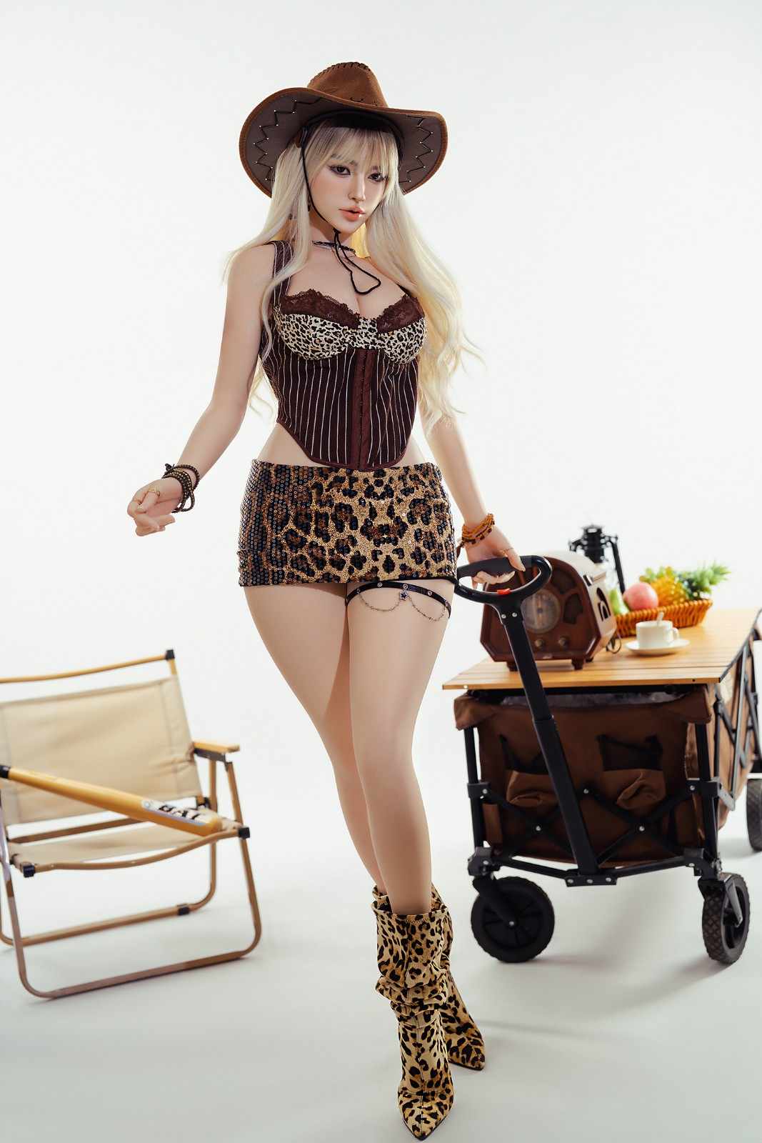 SY Dolls 164cm (5ft4") Blonde Movable Jaw Silicone Sex Doll - D-Cup - In Stock | US Only