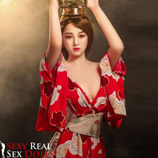 SY Dolls 165cm (5ft5') C- Cup Ravishing Looking Japanese Sex Doll in Kimono - Himari