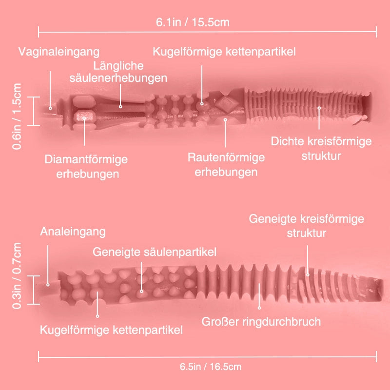 Tantaly Dolls 64cm (25.1") Muscular Football Girl Fit Sex Torso - Hannah