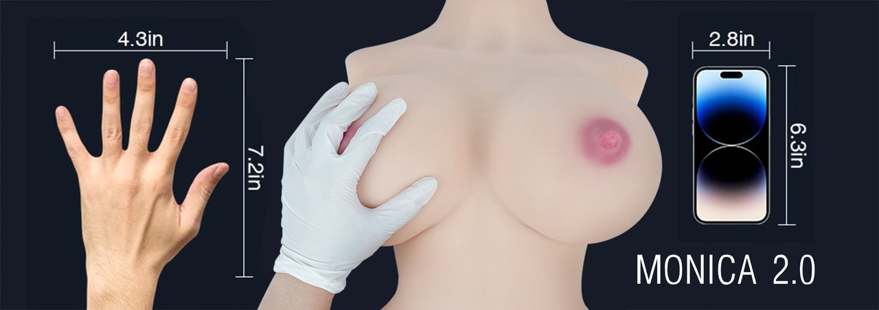 Tantaly Dolls 72cm (2ft4") Realistic Big Boobs Torso