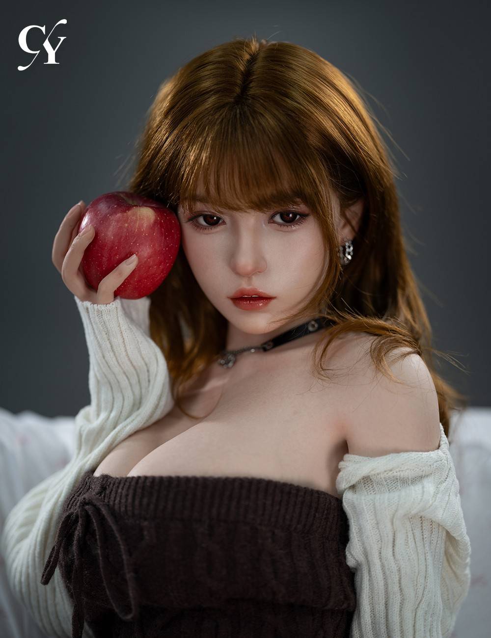 TOP CY Doll 157cm (5ft2") Asian Petite Redhead Sex Doll - D-Cup- Liang