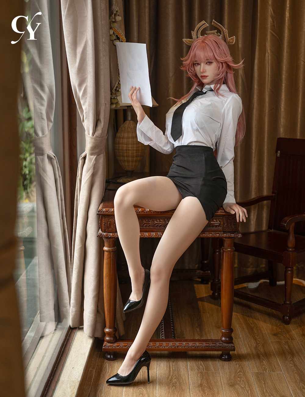 TOP CY Doll 168cm (5ft6') F-Cup Life Size Anime Sex Doll Silicone - Miko