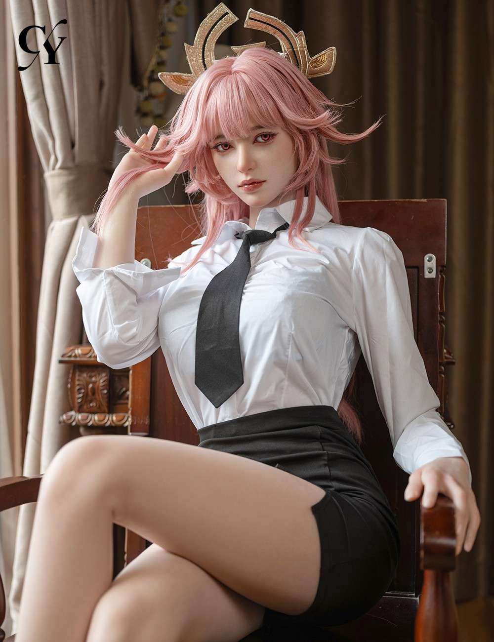 TOP CY Doll 168cm (5ft6') F-Cup Life Size Anime Sex Doll Silicone - Miko