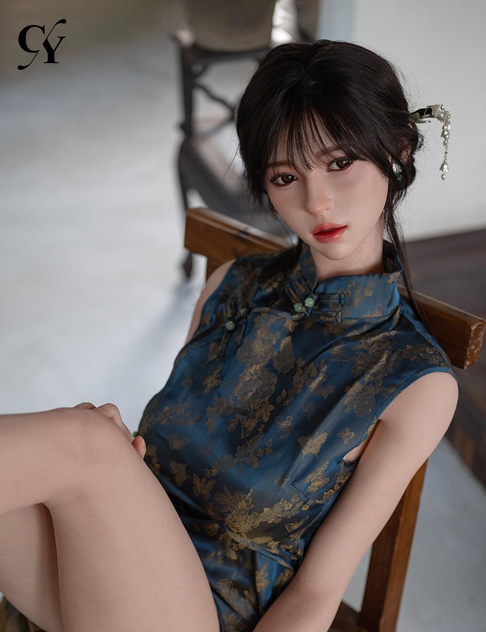 TOP CY Doll 168cm (5ft6') F-Cup Young Asian Sex Dolls - Zhimin ROS Head