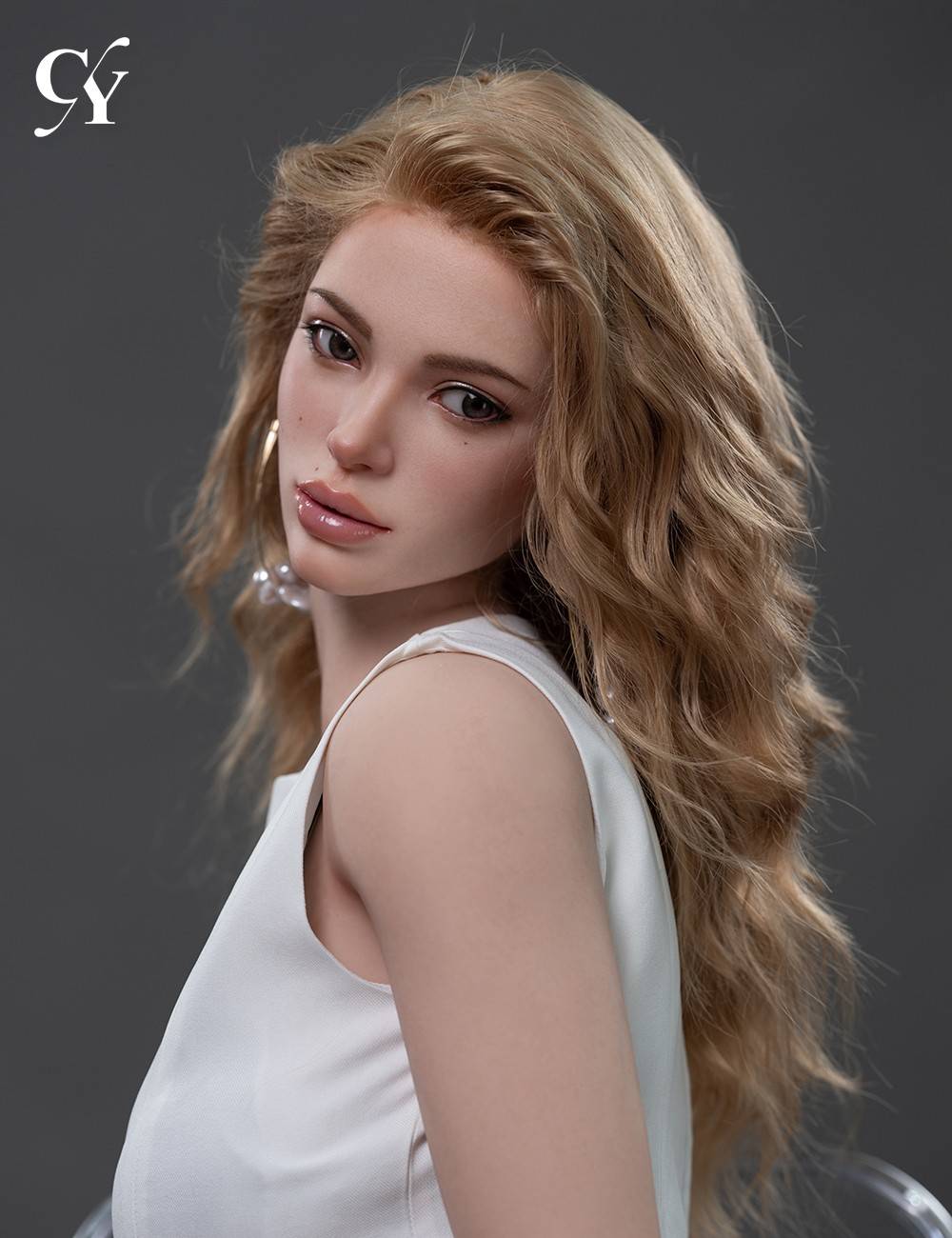 TOP CY Doll 168cm (5ft6") Full Silicone Doll ROS Head in Natural Skin - F-Cup - Maggie