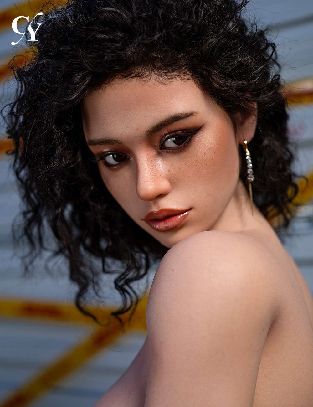 TOP CY Doll 168cm (5ft6") ROS Head Silicone Real Doll Sex Dolls - F-Cup - Tanya