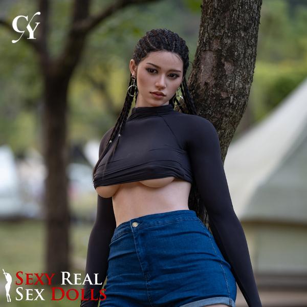 170cm (5ft7') D-Cup Build Your Own Silicone Sex Doll - Amber 2, TOP CY Doll, , Sexy Real Sex Dolls