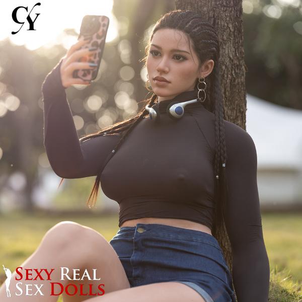 170cm (5ft7') D-Cup Build Your Own Silicone Sex Doll - Amber 2, TOP CY Doll, , Sexy Real Sex Dolls