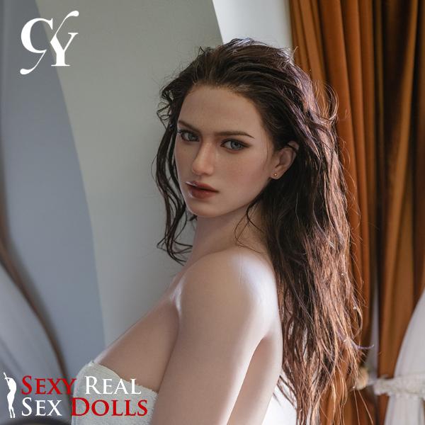 176cm (5ft9') E-Cup Romantic Aura Sex Doll - Elva ROS Head RST Series, TOP CY Doll, , Sexy Real Sex Dolls