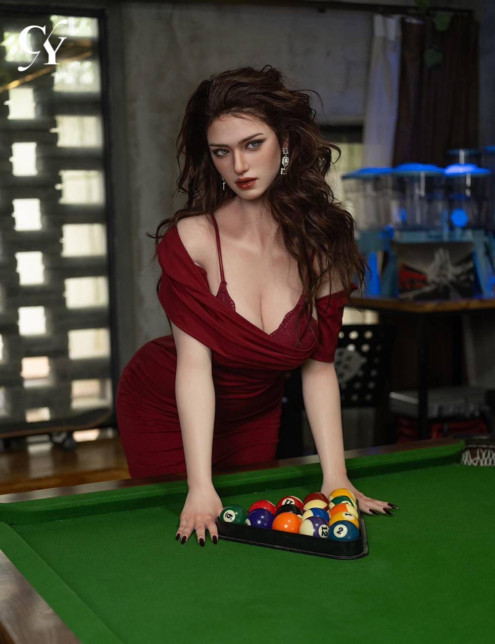 TOP CY Doll 176cm (5ft9") Romantic Aura Silicone Sex Doll - E-Cup  - Elva