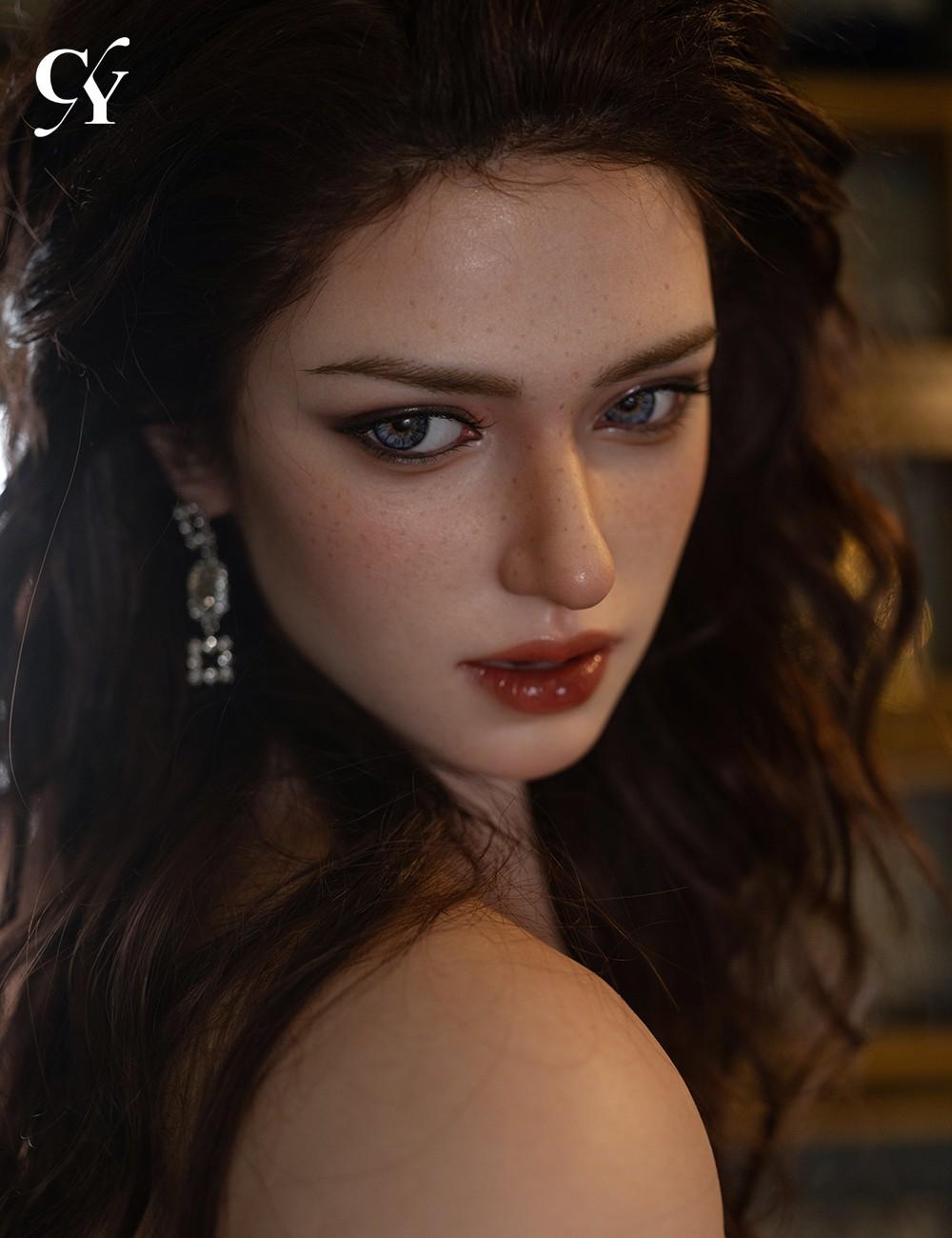 TOP CY Doll 176cm (5ft9") Romantic Aura Silicone Sex Doll - E-Cup  - Elva