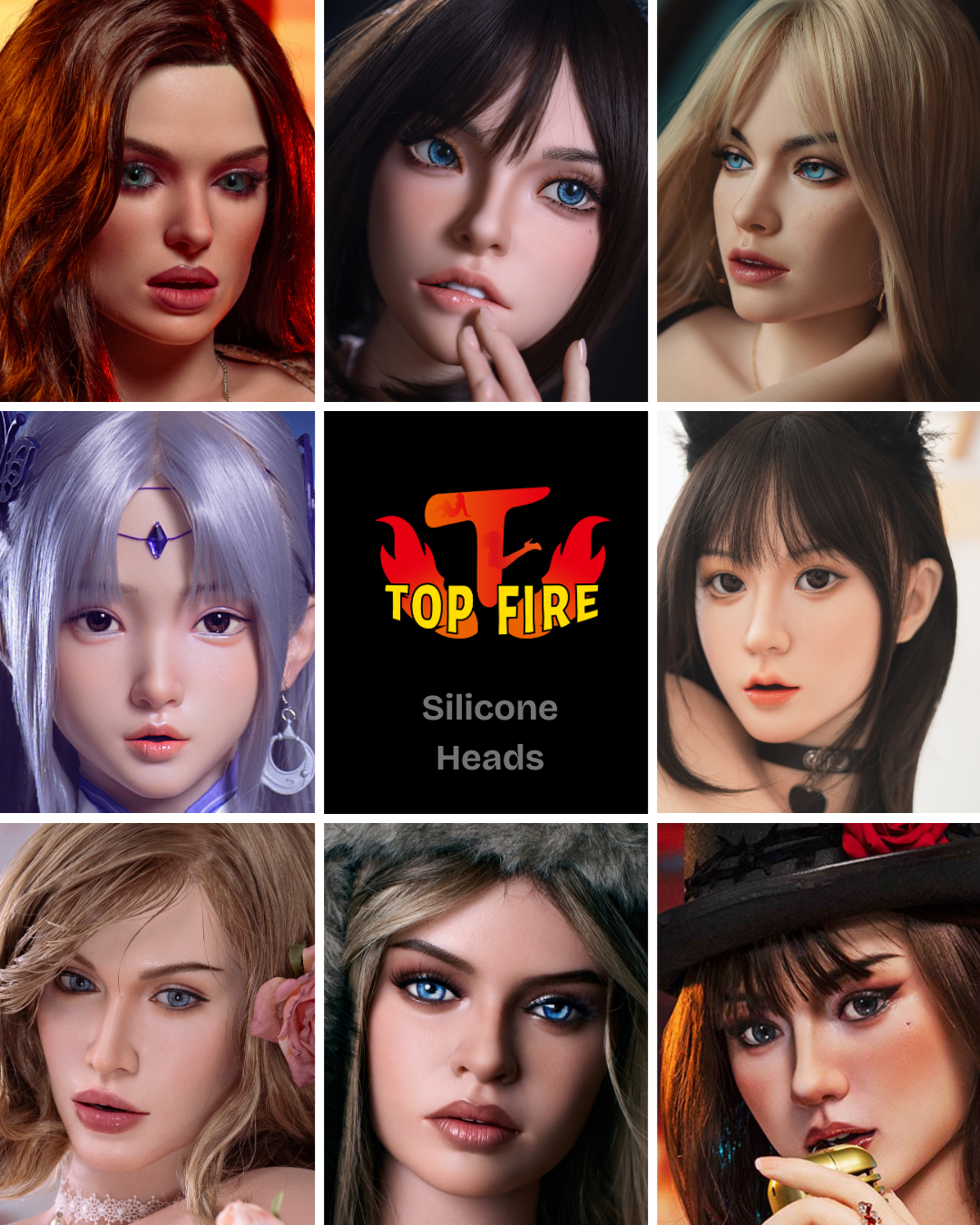 Top Fire Doll Top Fire Extra Doll Heads
