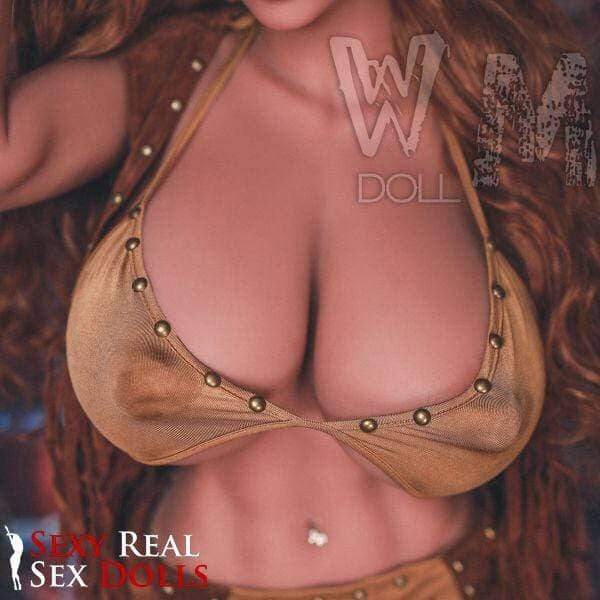 WM Dolls 155cm (5ft1') L-Cup BBW Cowgirl Companion Doll with Nipple Penetration - Steph