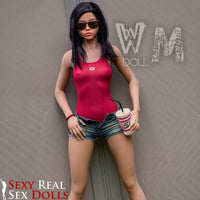 Thumbnail for WM Dolls 160cm (5ft3') A-Cup Summer Ready Body with Cute Round Butt Love Doll - Millie