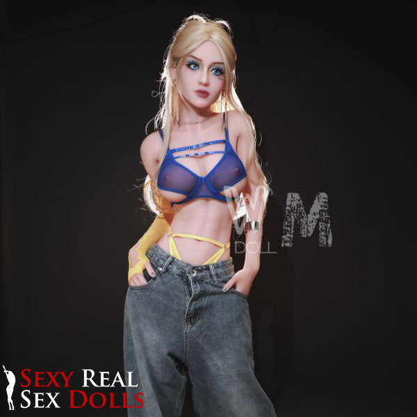 WM Dolls 164cm (5ft4') D-Cup Sexy Blonde Sex Doll with Realistic Bouncy Boobs - Liora