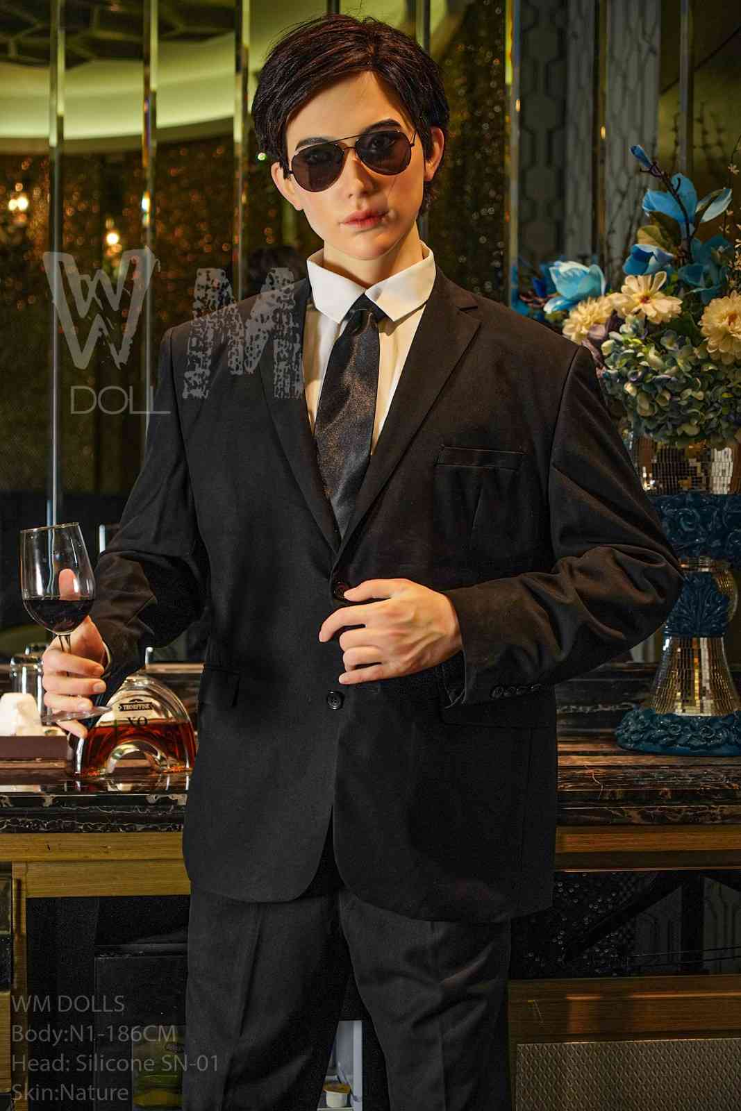 WM Dolls 186cm (6ft1") Ultra Light Silicone Sex Male Doll