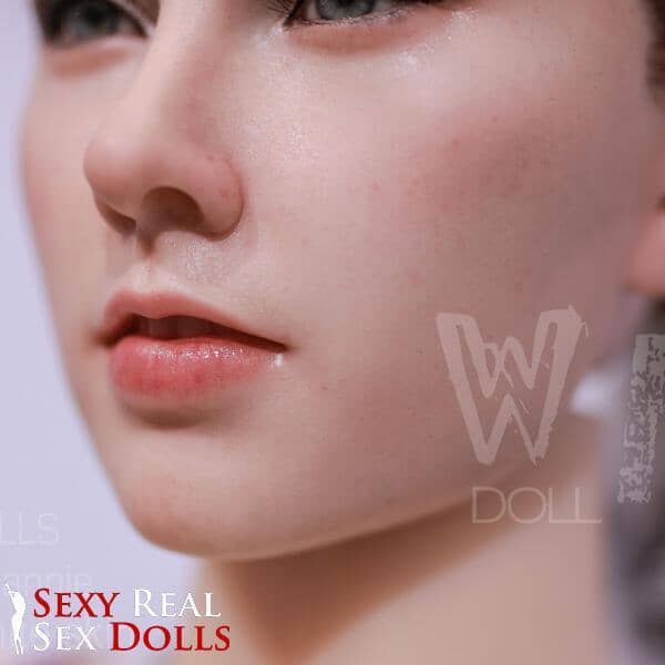 WM Dolls Silicone Fanny Head with Implanted hair by WM Dolls