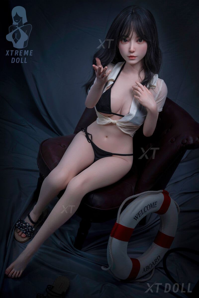XT Dolls 150cm (4ft 11') D-Cup Sexy Asian Basket Job Full Silicone Doll - Lin
