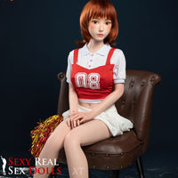 150cm (4ft 9') D-Cup Red Head Cheerleader Silicone Love Doll - Lillia, XT Dolls, , Sexy Real Sex Dolls
