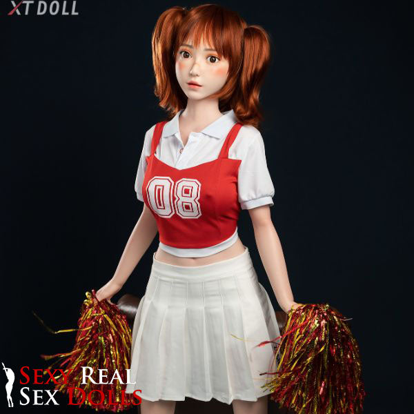 150cm (4ft 9') D-Cup Red Head Cheerleader Silicone Love Doll - Lillia, XT Dolls, , Sexy Real Sex Dolls