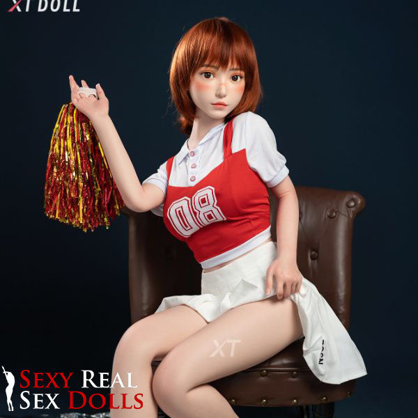 150cm (4ft 9') D-Cup Red Head Cheerleader Silicone Love Doll - Lillia, XT Dolls, , Sexy Real Sex Dolls