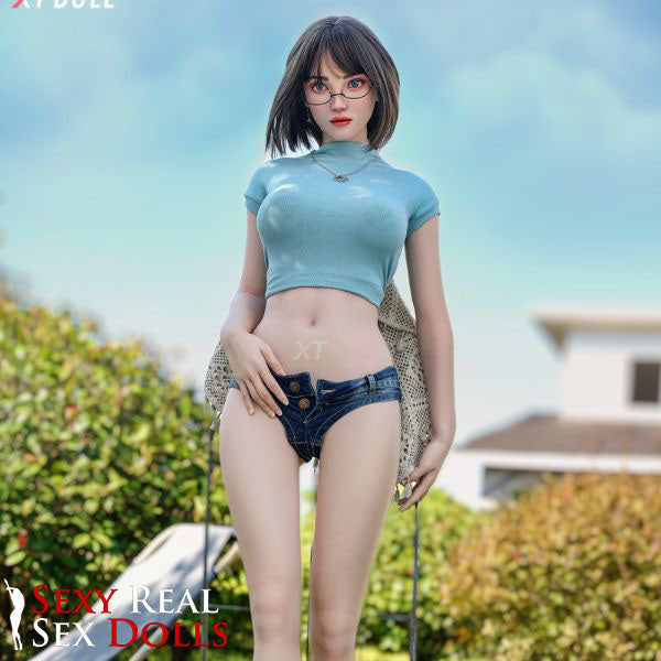 XT Dolls 163cm (5ft 3') F-Cup Naughty Asian with Perky Nipples Full Silicone Sex Doll- Mochi
