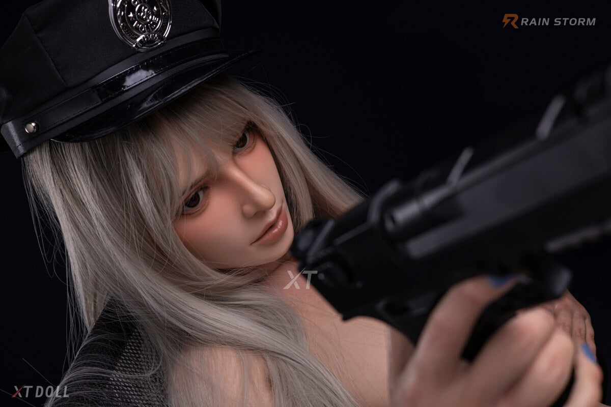 XT Dolls 164cm (5ft3") Police Girl Fantasy Lifesize Silicone Sex Doll - C-Cup - Hannah