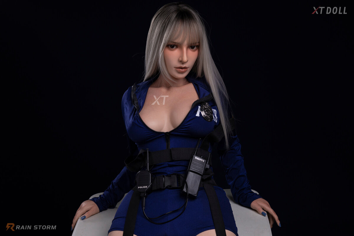 XT Dolls 164cm (5ft3") Police Girl Fantasy Lifesize Silicone Sex Doll - C-Cup - Hannah