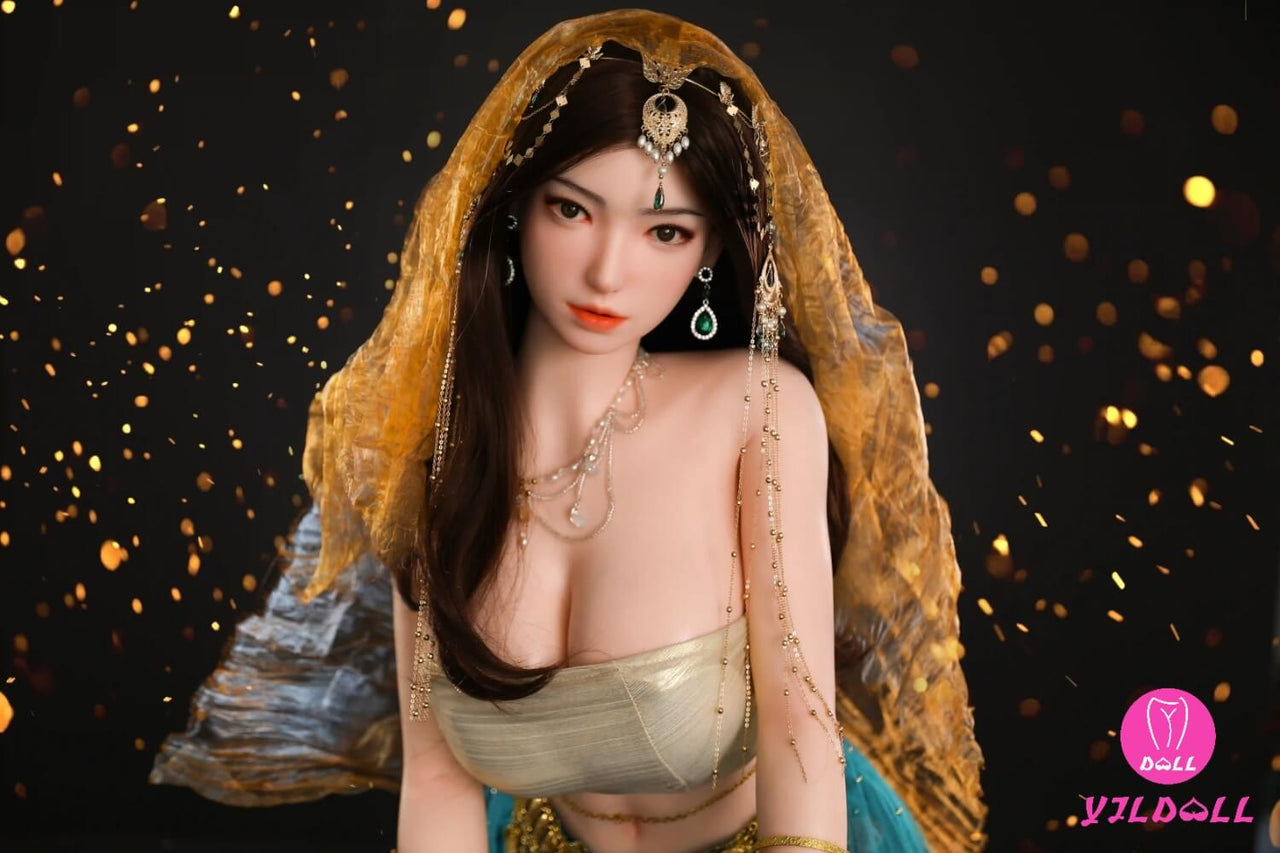 YJL Doll 163cm (5ft3") Sexy Hindi Head & Body One Piece Silicone Love Sex Doll - F-Cup - Jiya