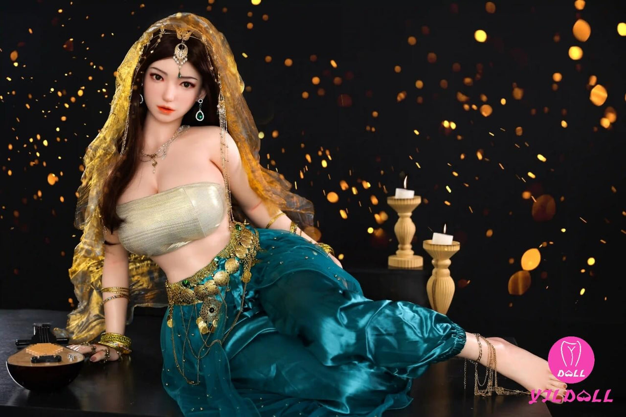 YJL Doll 163cm (5ft3") Sexy Hindi Head & Body One Piece Silicone Love Sex Doll - F-Cup - Jiya