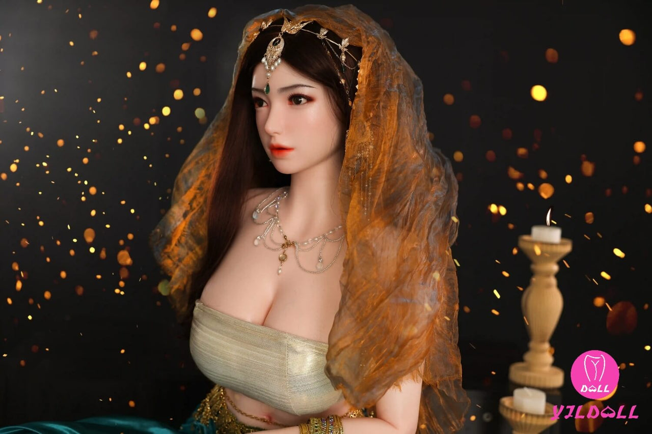 YJL Doll 163cm (5ft3") Sexy Hindi Head & Body One Piece Silicone Love Sex Doll - F-Cup - Jiya
