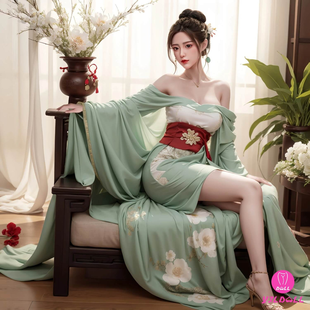 YJL Doll 165cm (5ft4") Chinese Silicone Love Sex Doll - D-Cup - Fan Jing