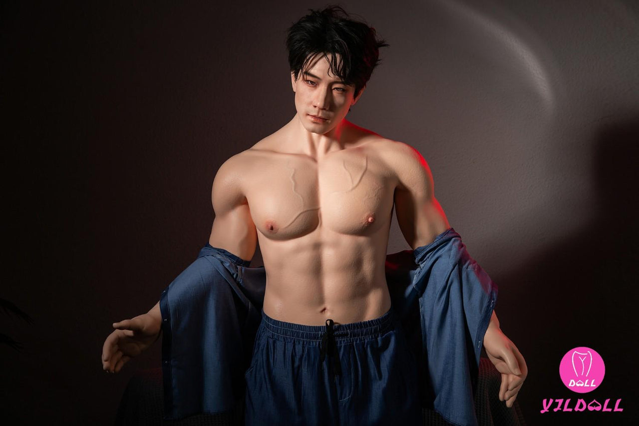 YJL Doll 175cm (5ft7") Asian Muscular Male Silicone PRO Sex Doll - Frank
