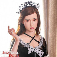 Thumbnail for Zelex Doll 155cm (5ft1') C-Cup Japanese Seductive Maid Silicone Sex Doll - Kittyberry
