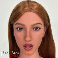 Thumbnail for Zelex Doll 165cm (5ft5') RedHead Canadian Silicone Sex Doll - Shanda